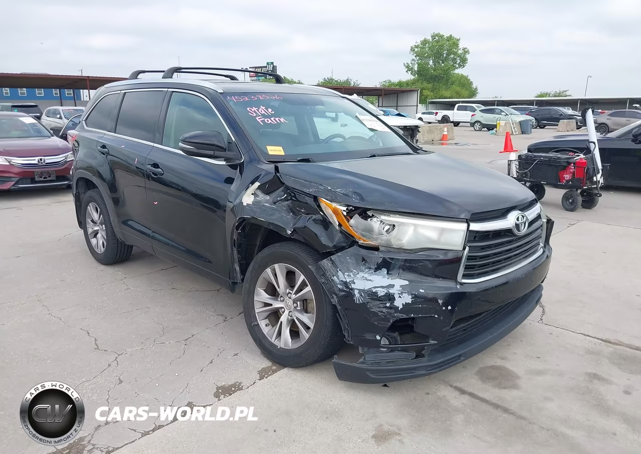 2015 Toyota Highlander Xle V6 VIN:5TDKKRFH9FS087214 - 6