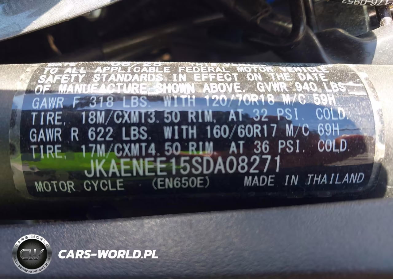 2025 Kawasaki En650 E VIN:JKAENEE15SDA08271 - 10