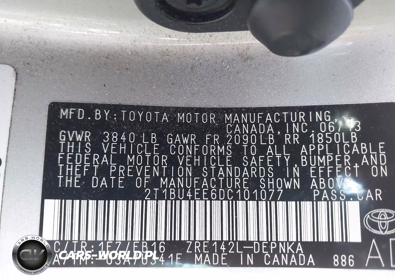 2013 Toyota Corolla Le VIN:2T1BU4EE6DC101077 - 9