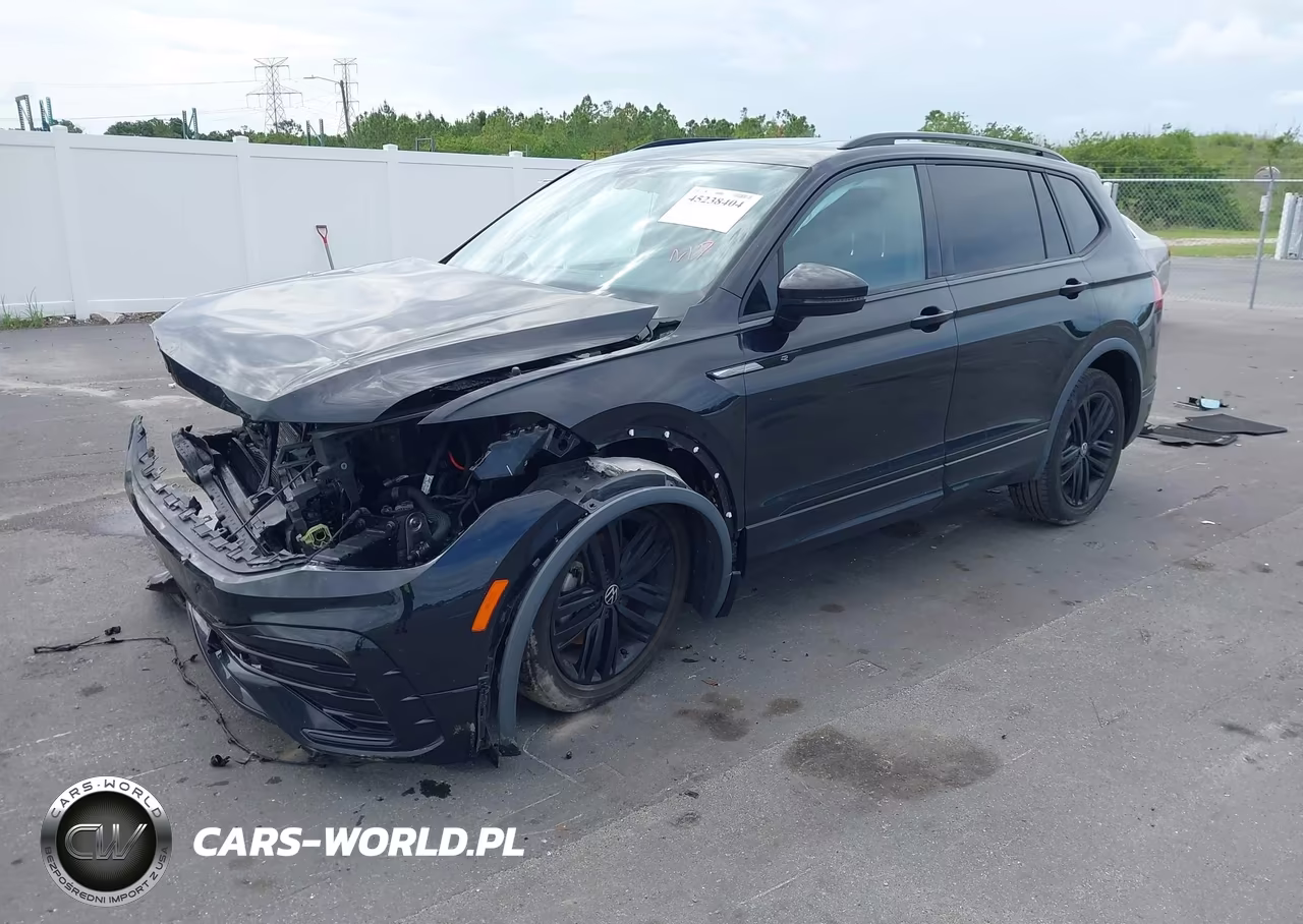 2022 Volkswagen Tiguan 2.0T Se R-Line Black VIN:3VVCB7AX2NM133750 - 2