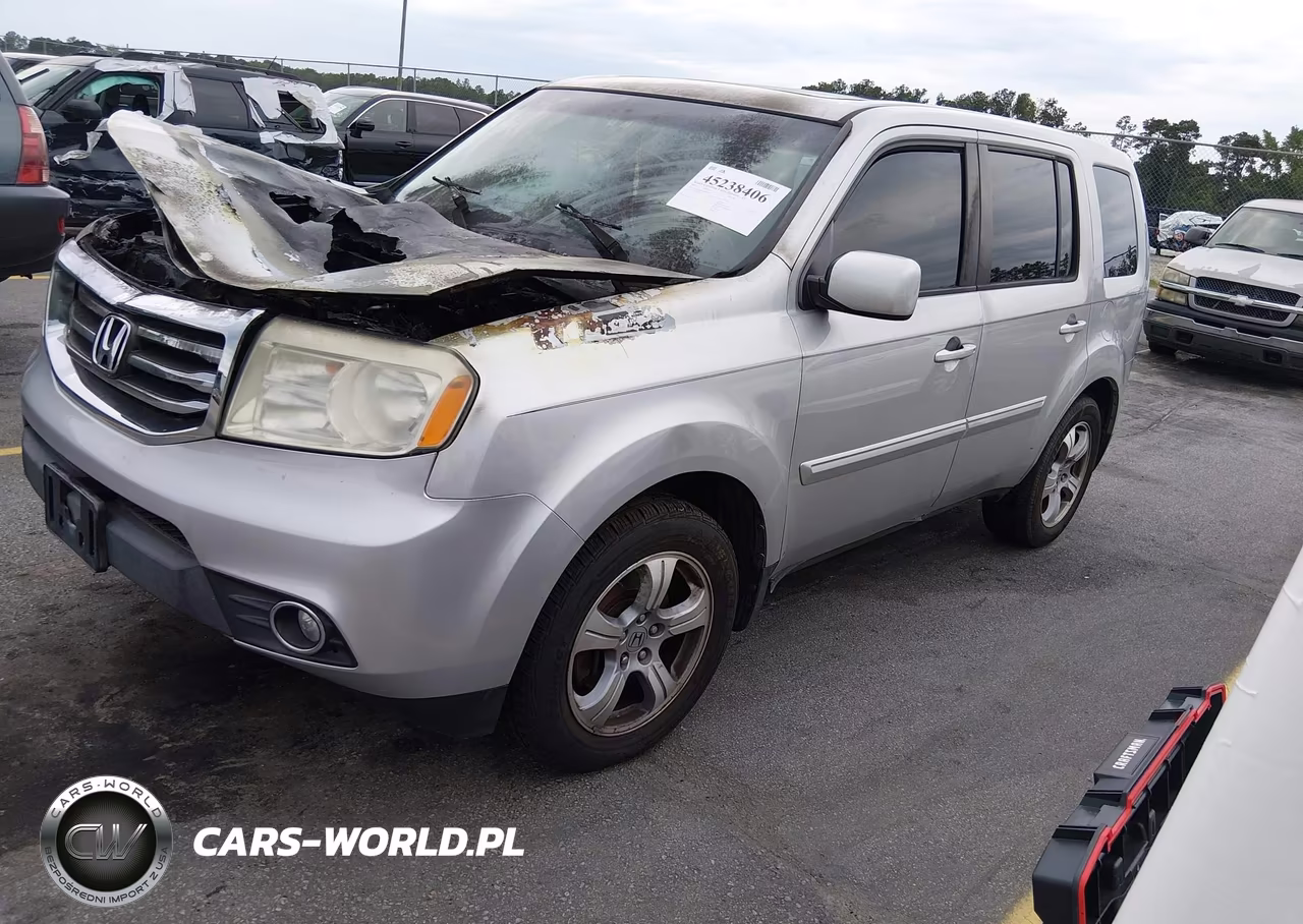 2012 Honda Pilot Ex-L VIN:5FNYF4H77CB085449 - 2