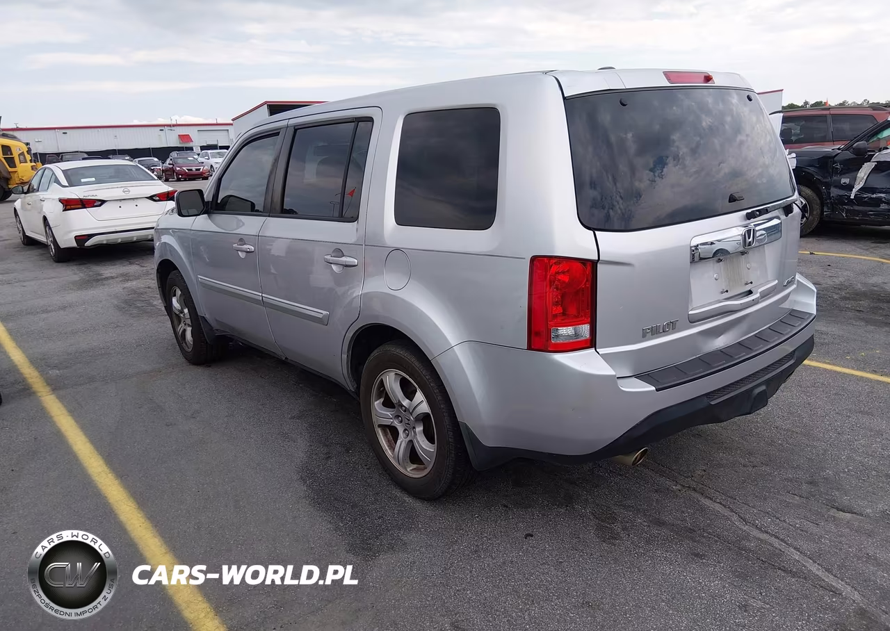 2012 Honda Pilot Ex-L VIN:5FNYF4H77CB085449 - 3