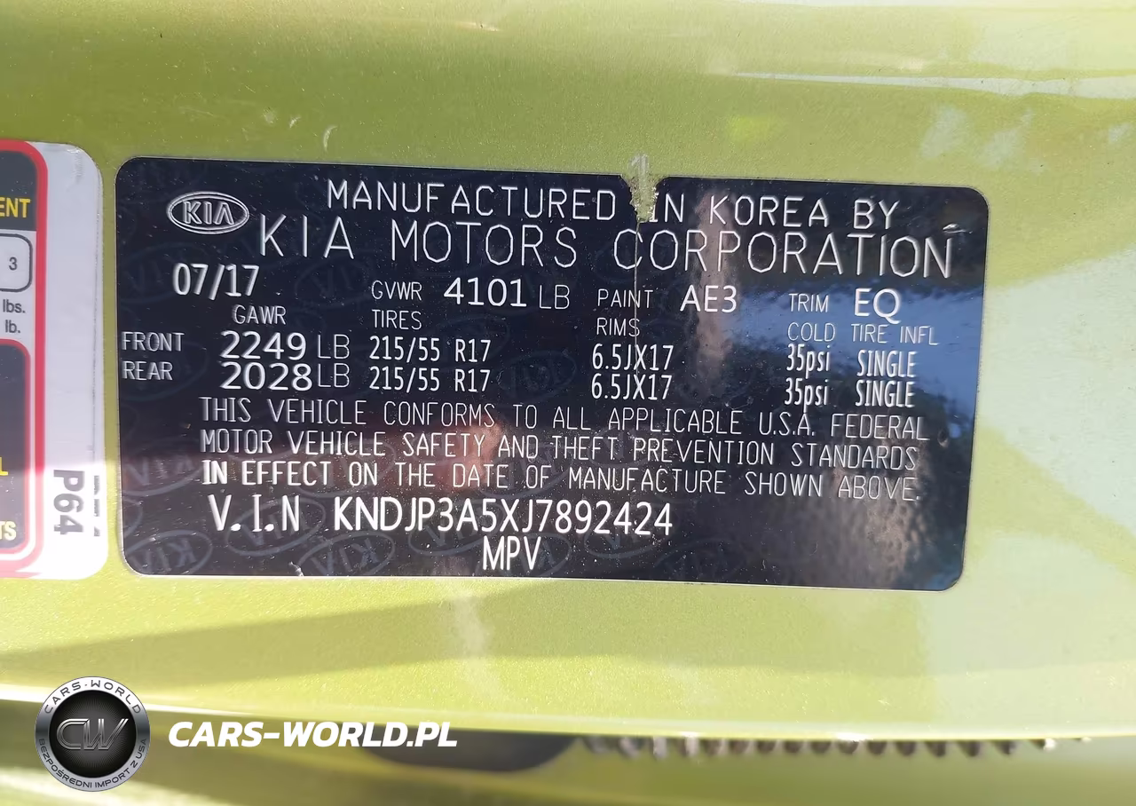 2018 Kia Soul + VIN:KNDJP3A5XJ7892424 - 9