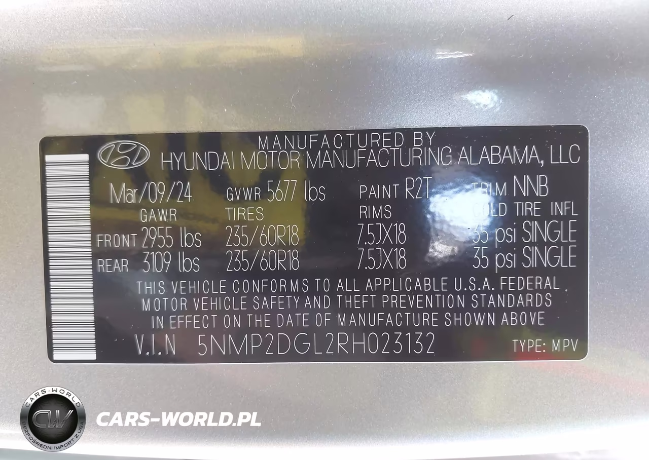 2024 Hyundai Santa Fe Sel VIN:5NMP2DGL2RH023132 - 9