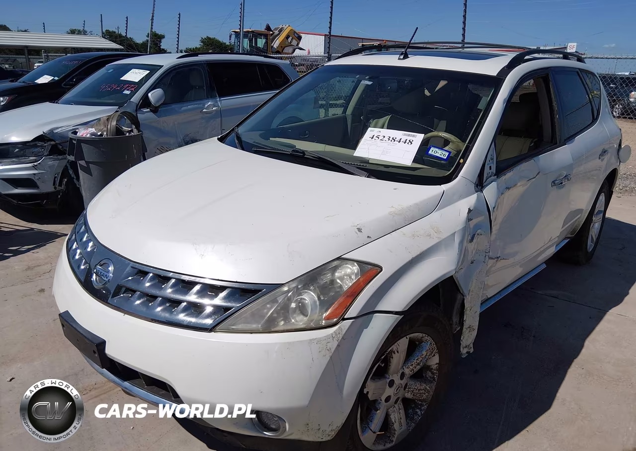 2007 Nissan Murano Sl VIN:JN8AZ08WX7W648377 - 2