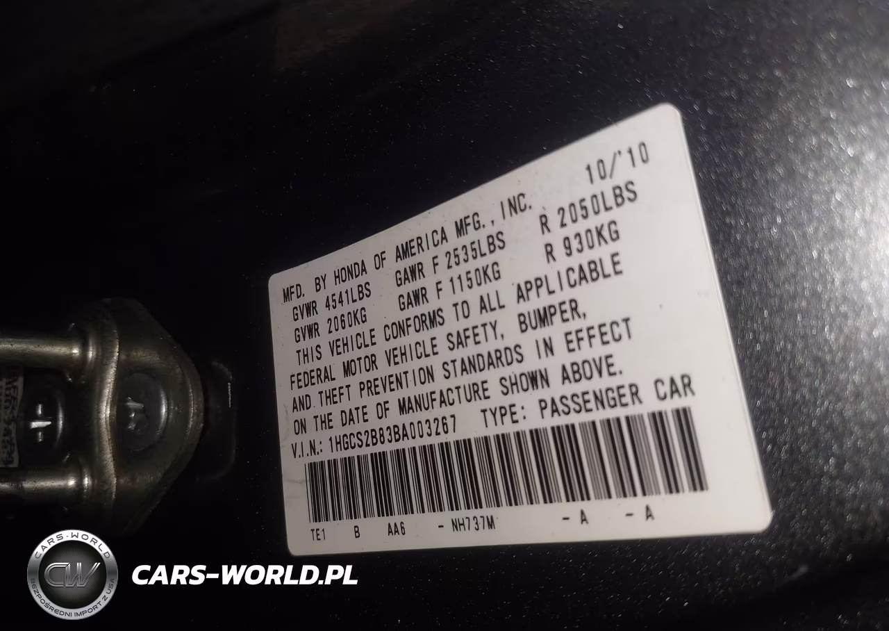 2011 Honda Accord 3.5 Ex-L VIN:1HGCS2B83BA003267 - 9