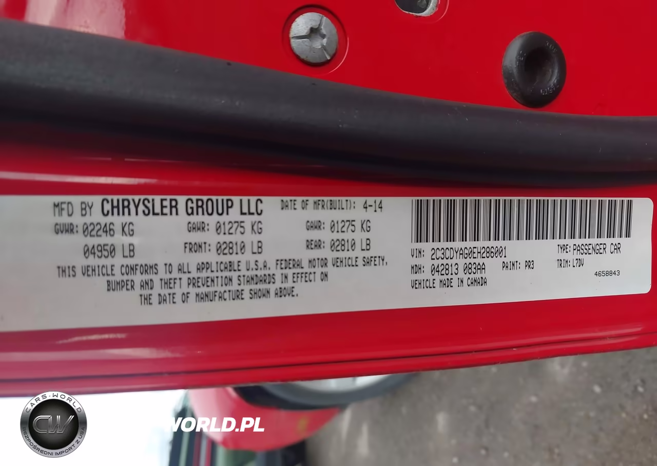 2014 Dodge Challenger Sxt VIN:2C3CDYAG0EH286001 - 9