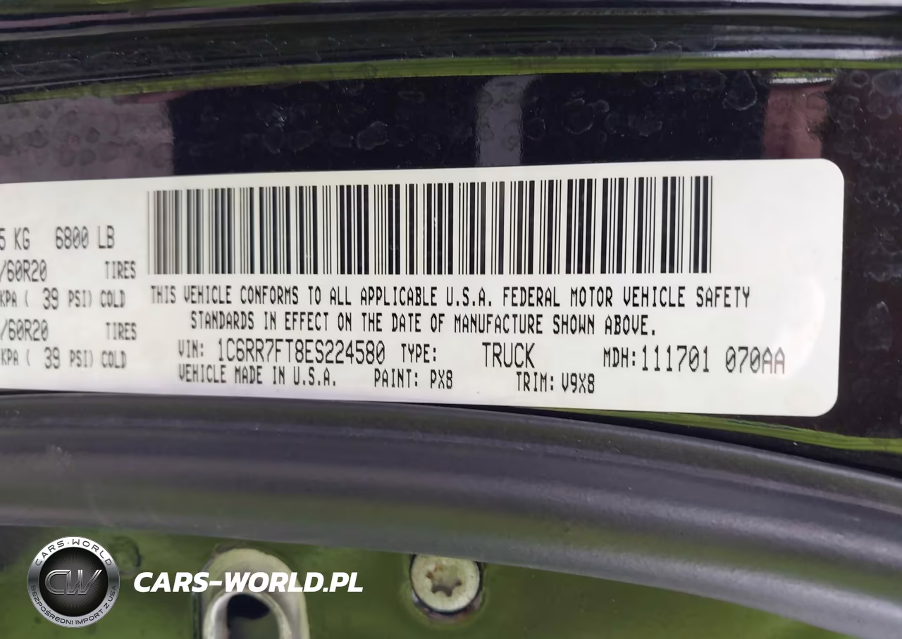 2014 Ram 1500 Express VIN:1C6RR7FT8ES224580 - 9