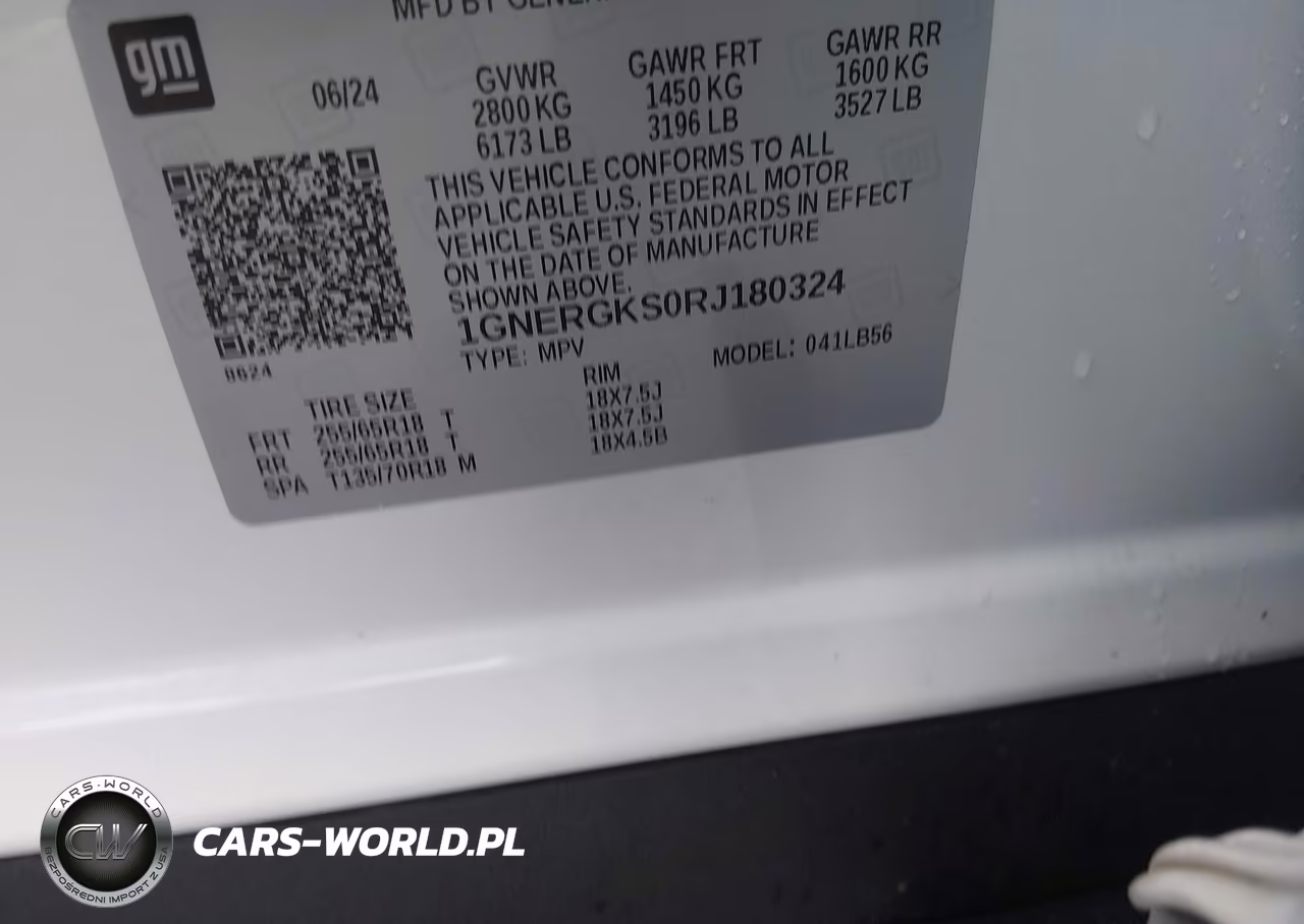 2024 Chevrolet Traverse Fwd Lt VIN:1GNERGKS0RJ180324 - 9