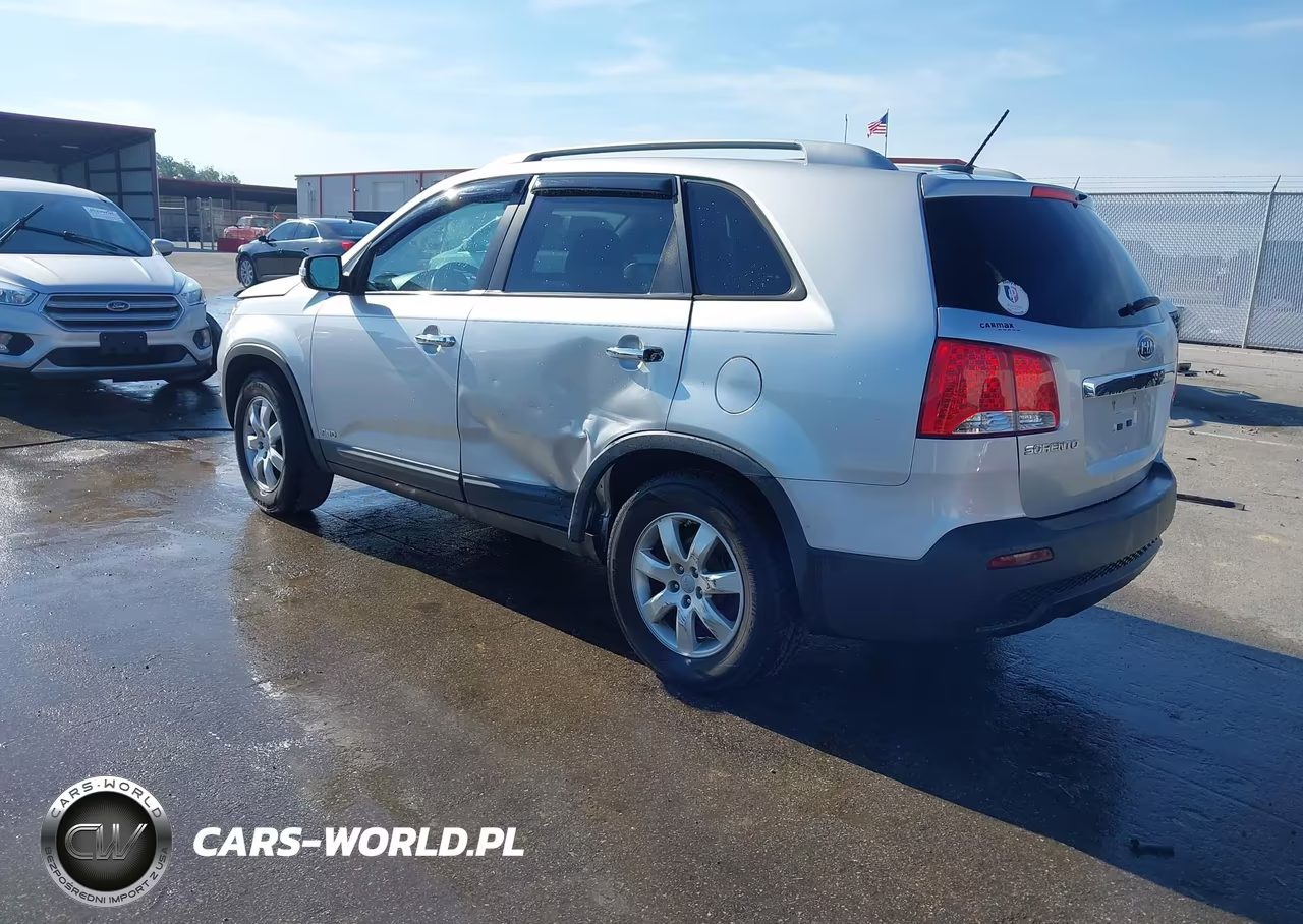 2012 Kia Sorento Lx V6 VIN:5XYKTDA26CG287186 - 3
