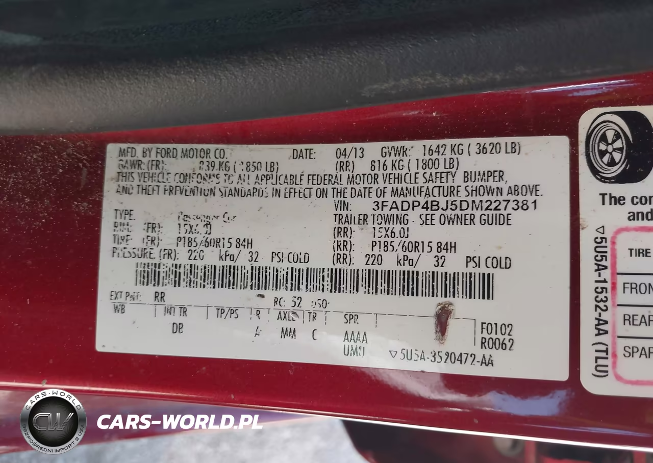2013 Ford Fiesta Se VIN:3FADP4BJ5DM227381 - 9