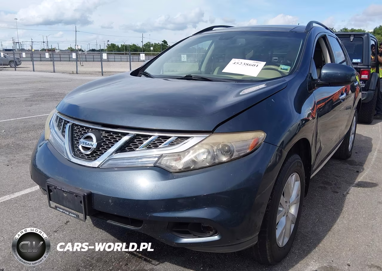 2011 Nissan Murano Sl VIN:JN8AZ1MW7BW173713 - 2