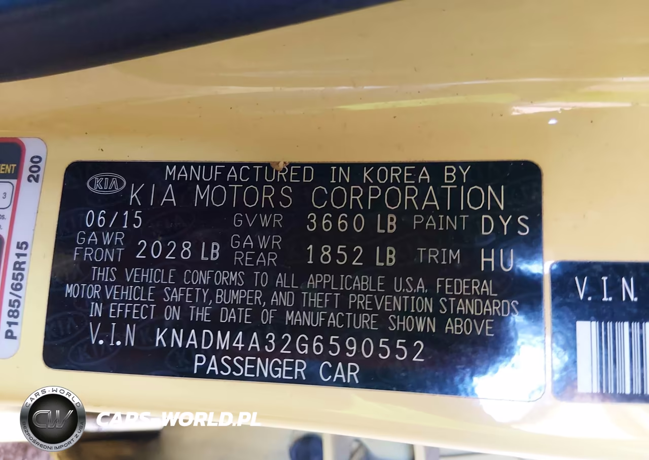 2016 Kia Rio Lx VIN:KNADM4A32G6590552 - 9