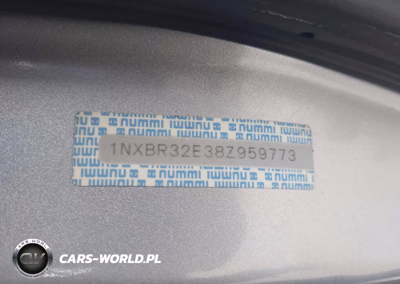2008 Toyota Corolla Ce VIN:1NXBR32E38Z959773 - 9
