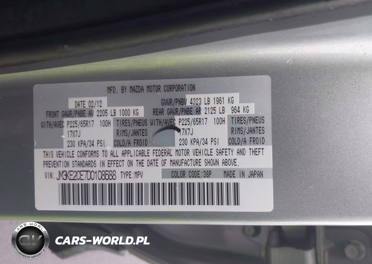 2013 Mazda Cx-5 Touring VIN:JM3KE2CE7D0108688 - 9