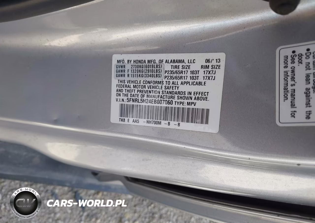2014 Honda Odyssey Lx VIN:5FNRL5H24EB007060 - 9