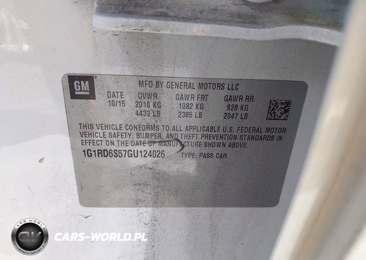 2016 Chevrolet Volt Premier VIN:1G1RD6S57GU124026 - 9
