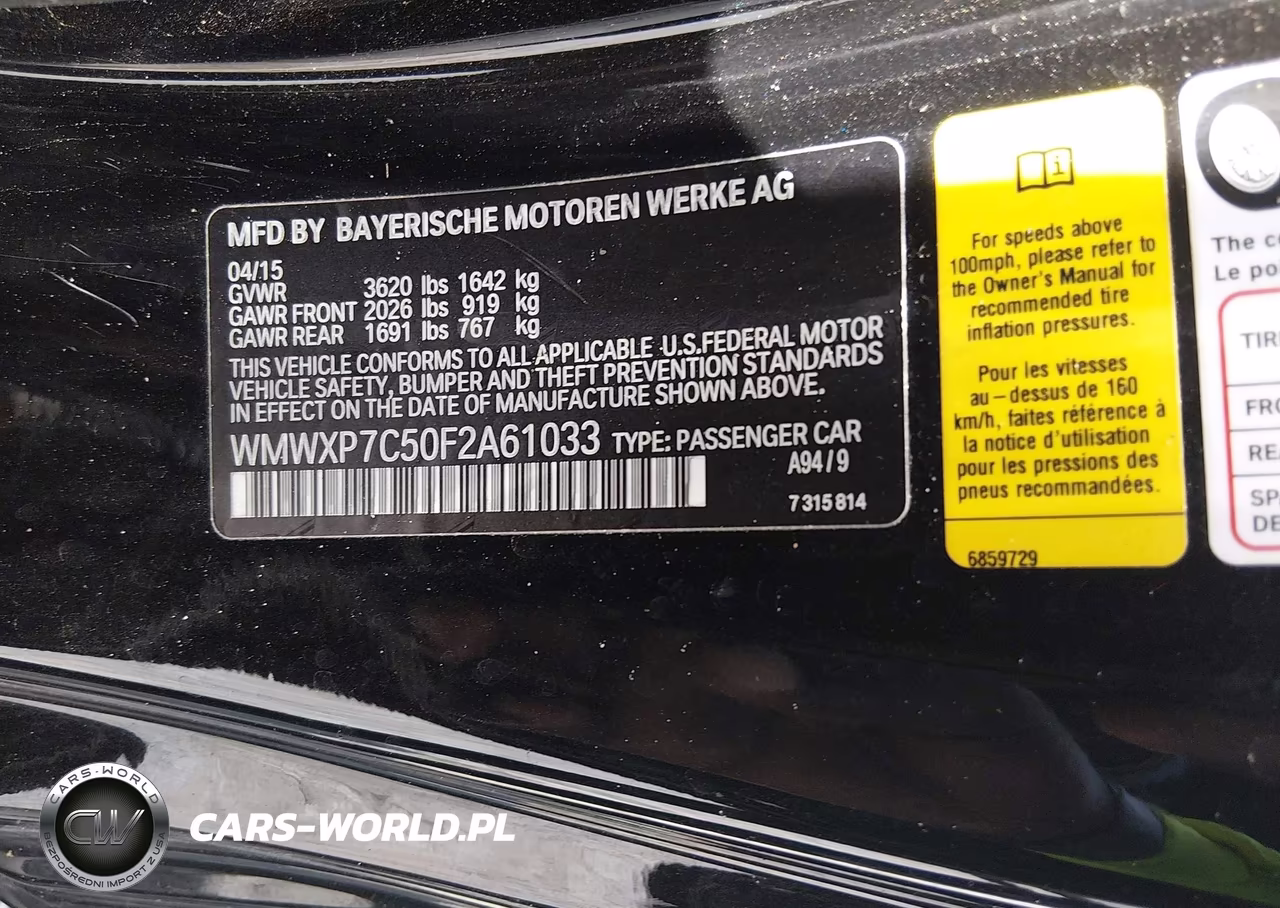 2015 Mini Hardtop Cooper S VIN:WMWXP7C50F2A61033 - 9