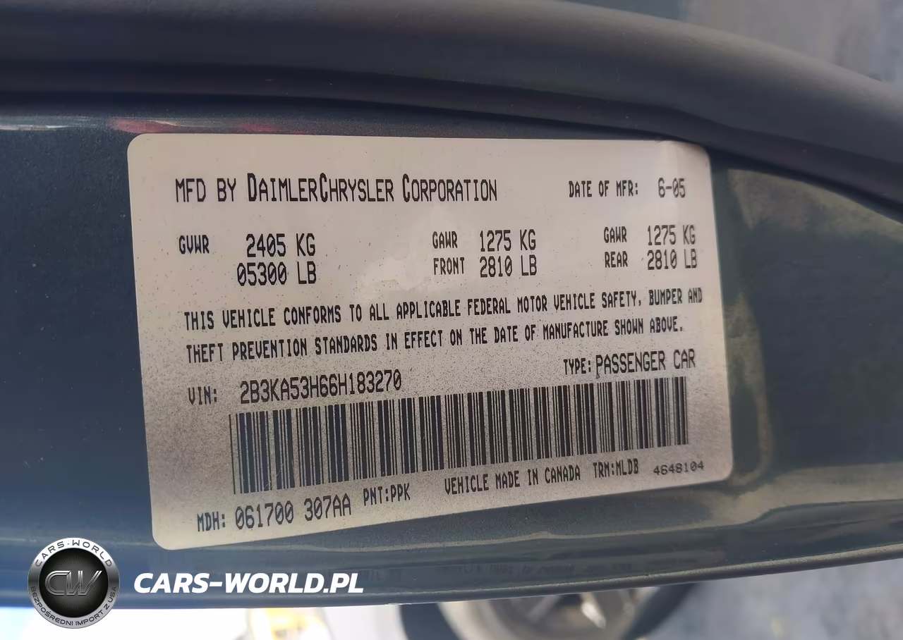 2006 Dodge Charger Rt VIN:2B3KA53H66H183270 - 9