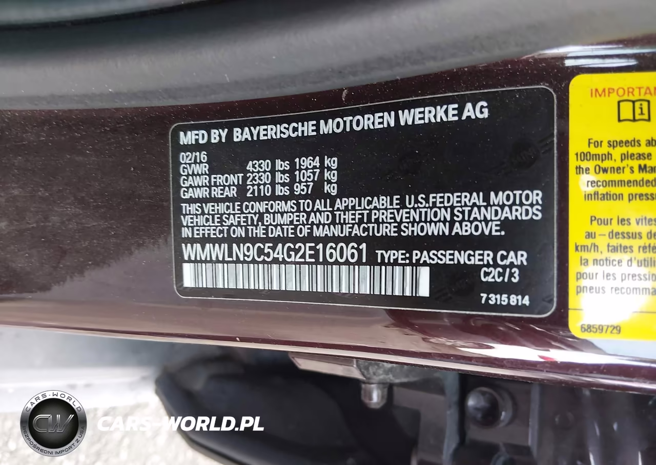 2016 Mini Clubman Cooper S VIN:WMWLN9C54G2E16061 - 9