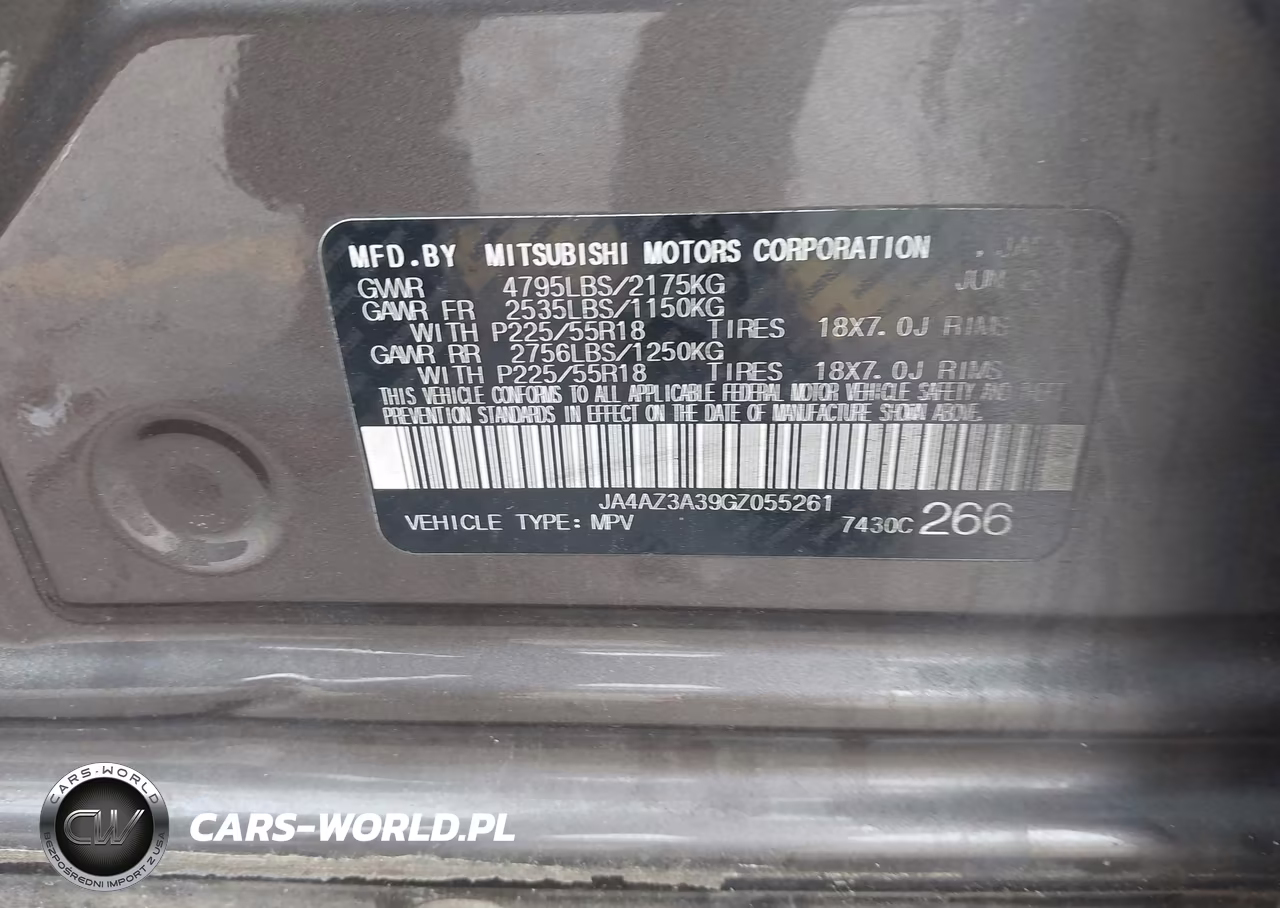 2016 Mitsubishi Outlander Sel VIN:JA4AZ3A39GZ055261 - 9