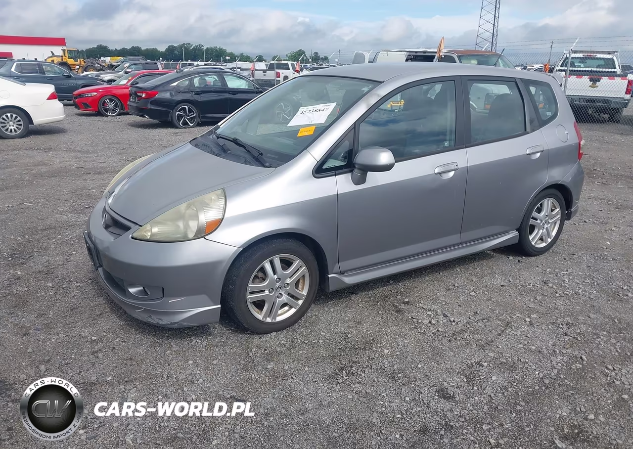 2008 Honda Fit Sport VIN:JHMGD38658S058620 - 2