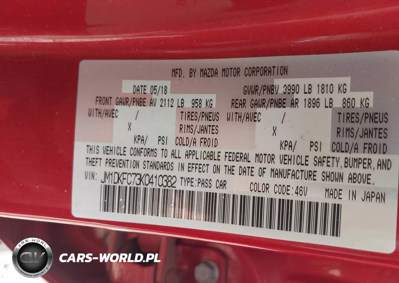 2019 Mazda Cx-3 Touring VIN:JM1DKFC73K0410382 - 9