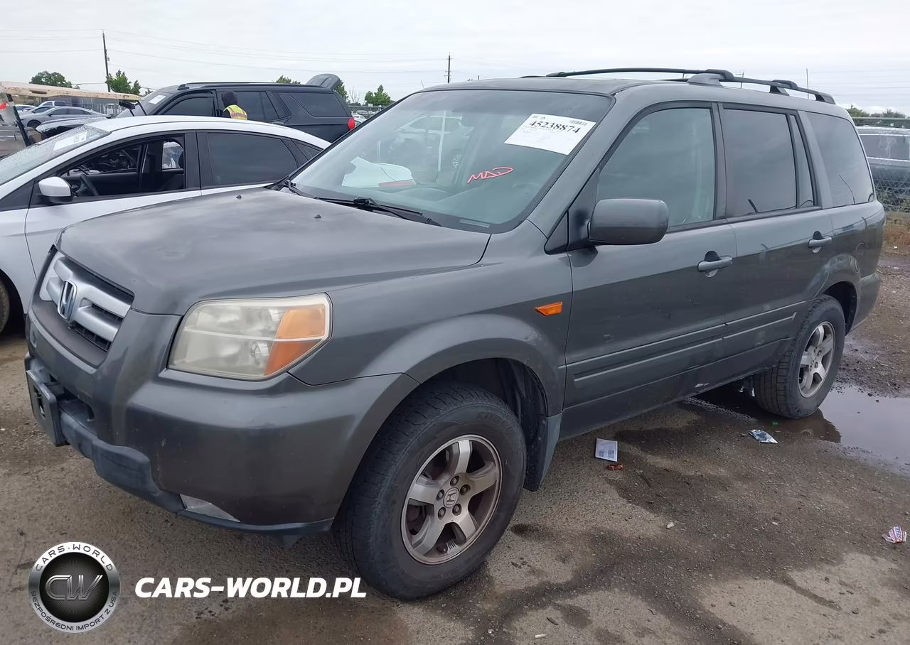 2007 Honda Pilot Ex-L VIN:2HKYF187X7H534533 - 2