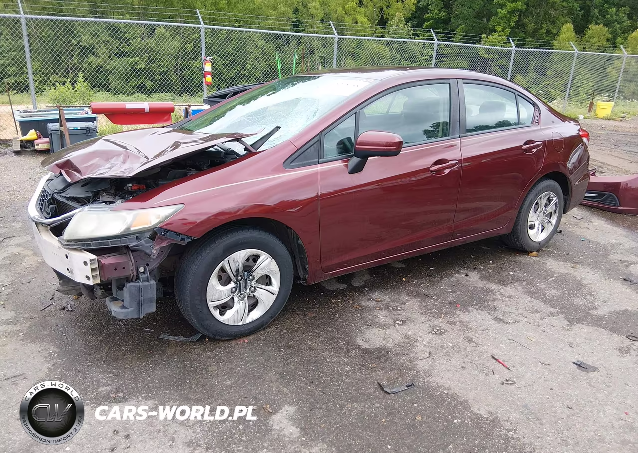 2014 Honda Civic Lx VIN:19XFB2F56EE052542 - 2