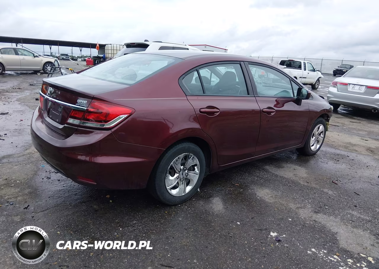 2014 Honda Civic Lx VIN:19XFB2F56EE052542 - 4