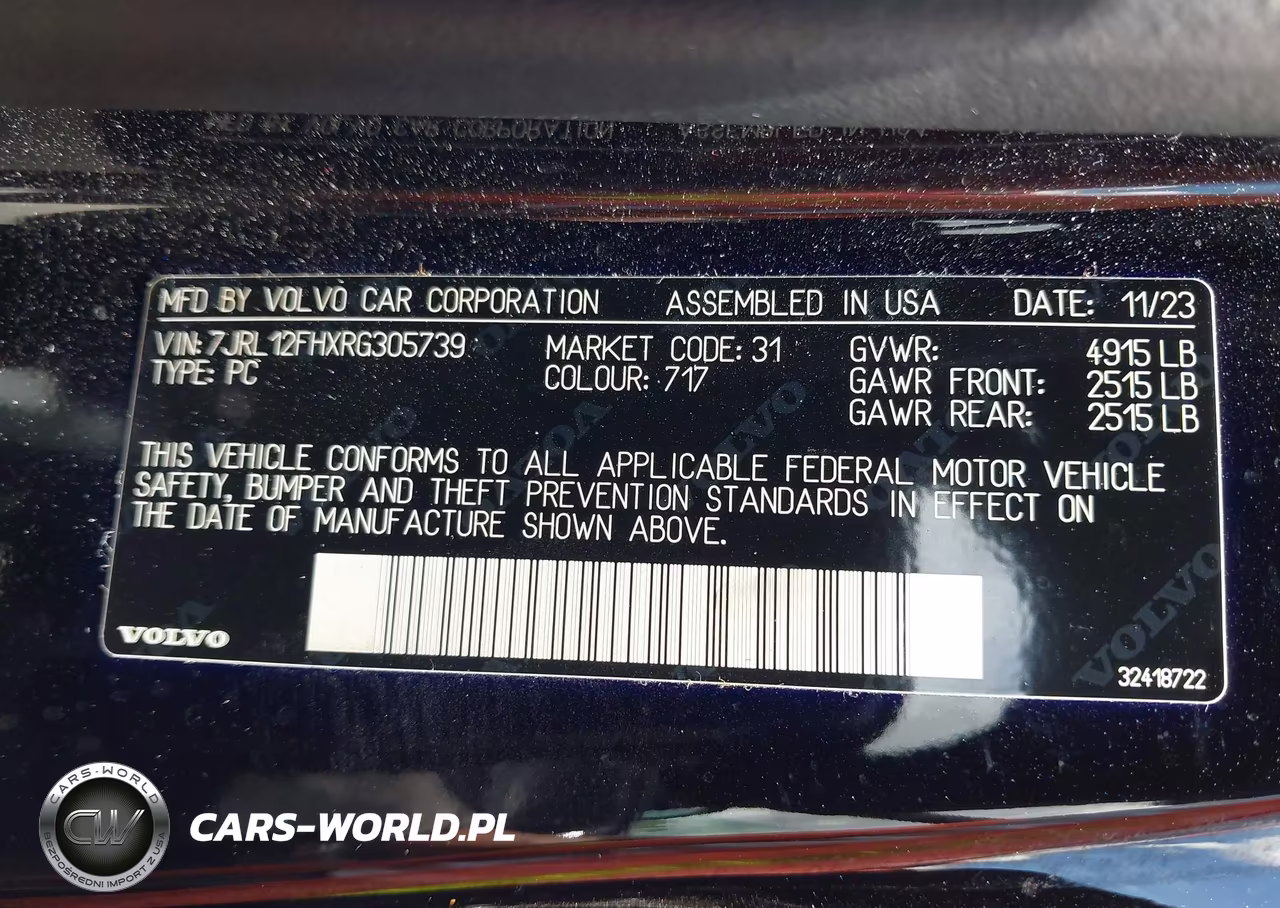 2024 Volvo S60 B5 Plus Black Edition VIN:7JRL12FHXRG305739 - 9