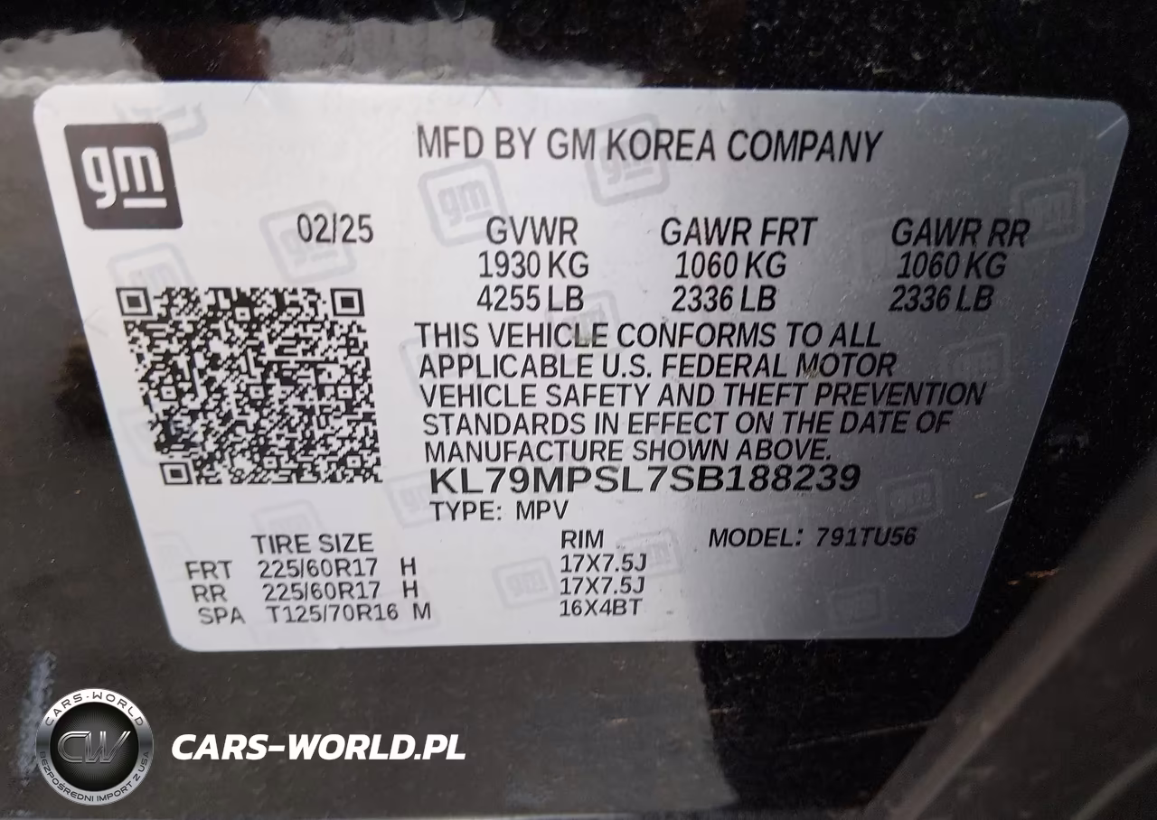 2025 Chevrolet Trailblazer Lt VIN:KL79MPSL7SB188239 - 9