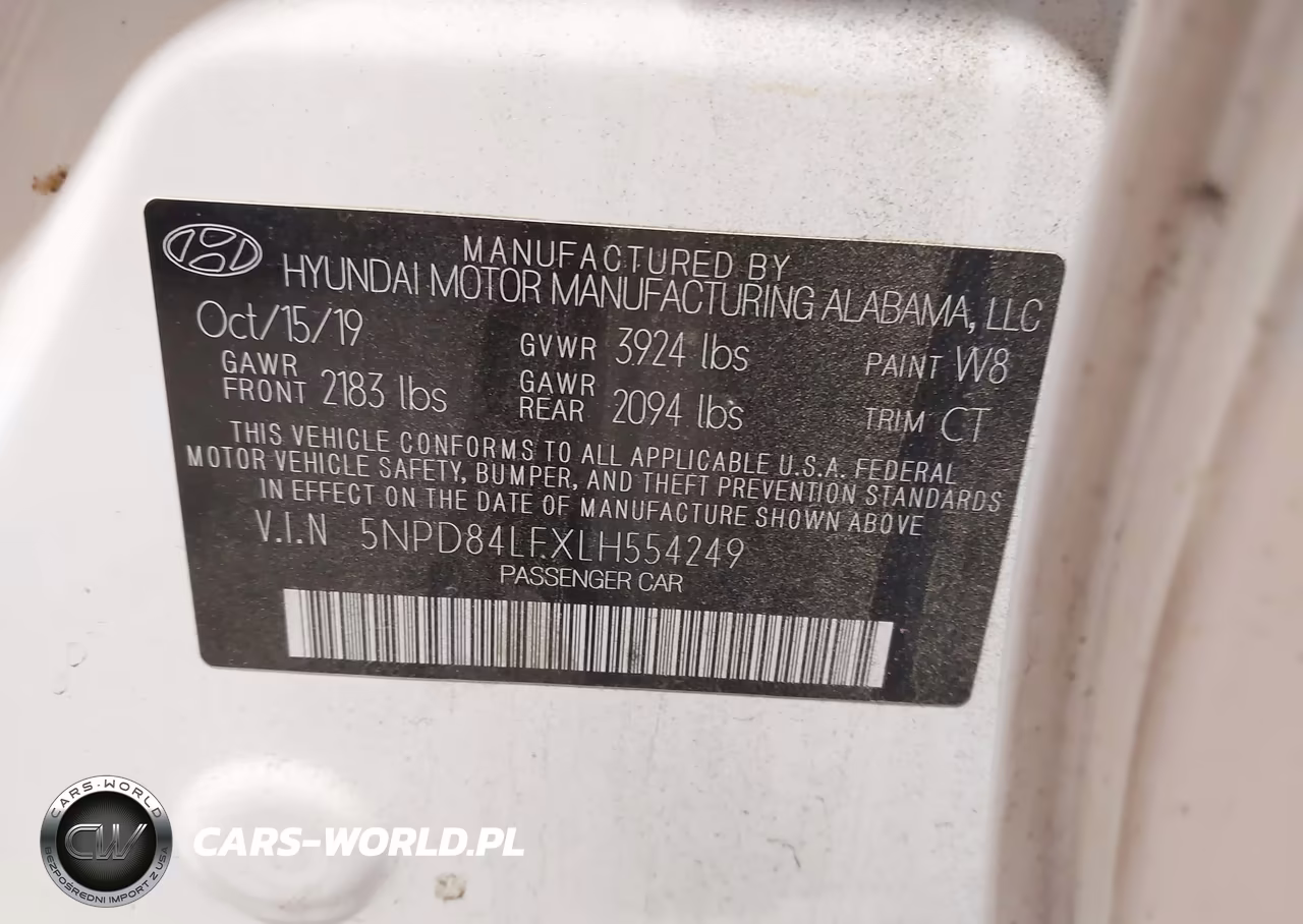 2020 Hyundai Elantra Sel VIN:5NPD84LFXLH554249 - 9