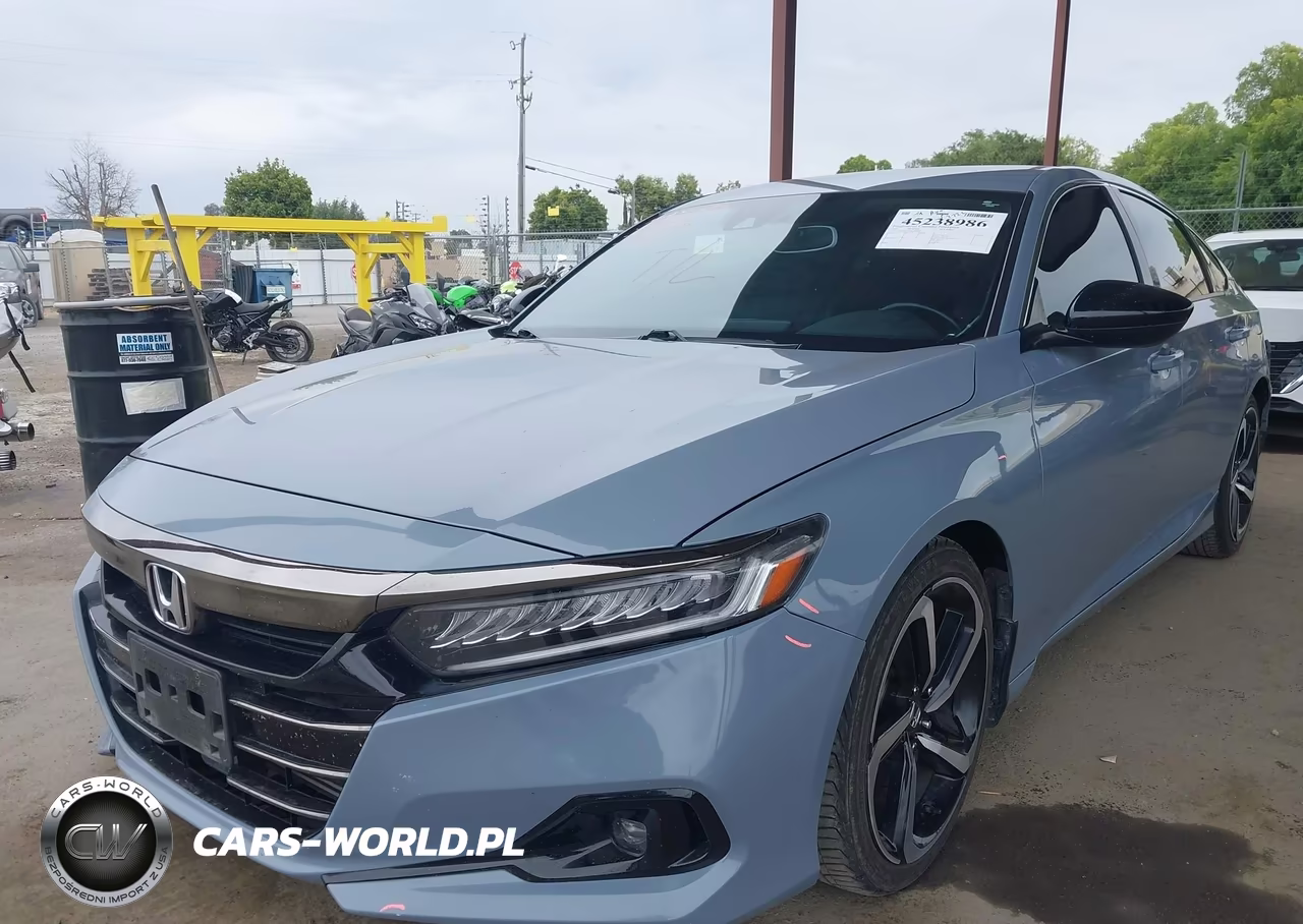 2021 Honda Accord Sport VIN:1HGCV1F3XMA096565 - 2