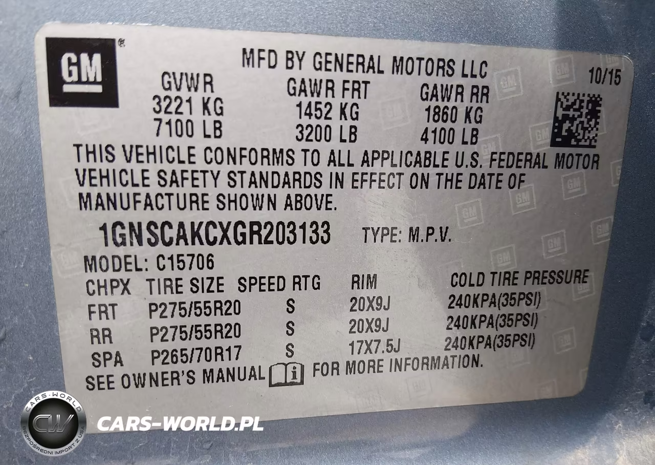 2016 Chevrolet Tahoe Ls VIN:1GNSCAKCXGR203133 - 9