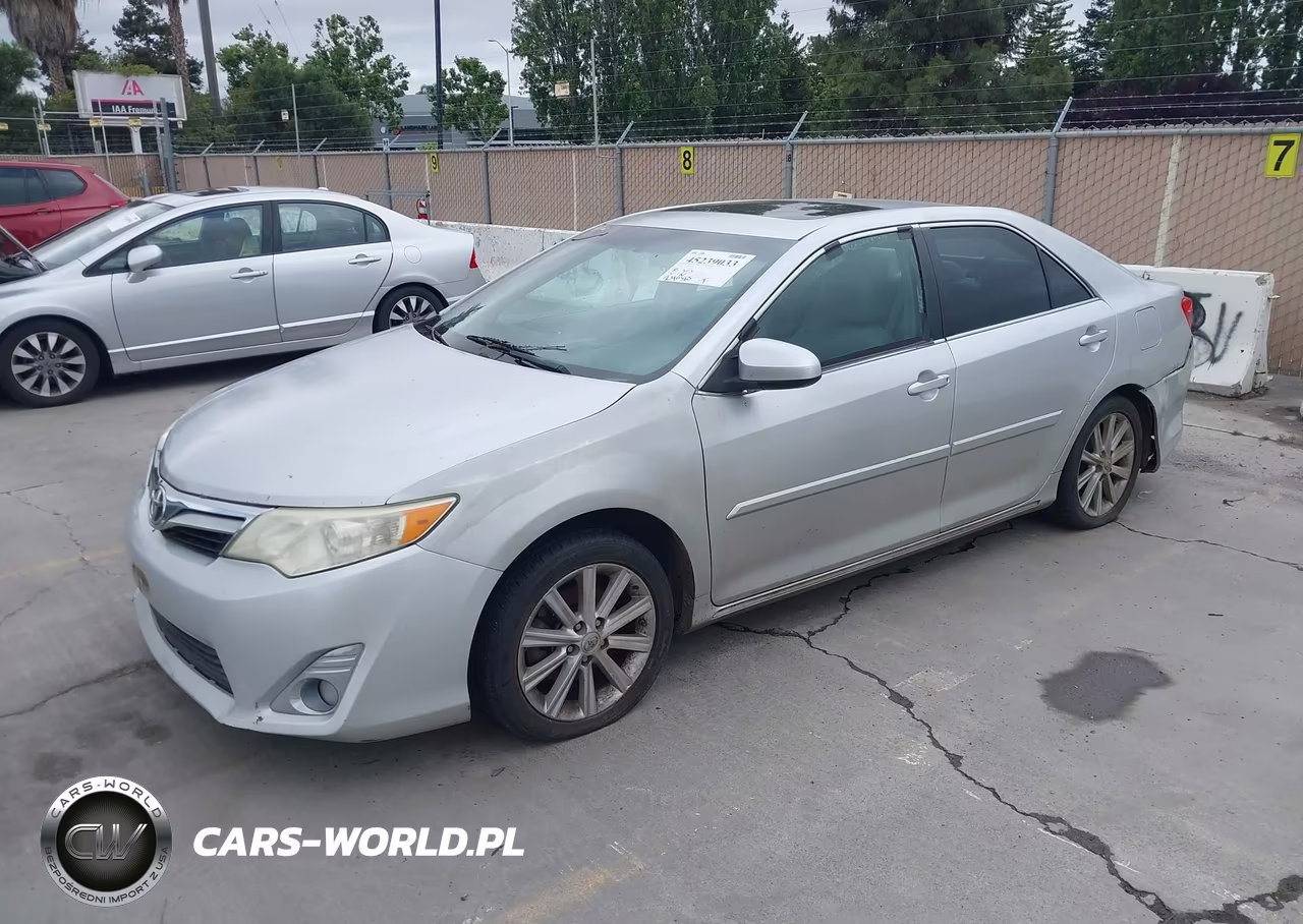 2012 Toyota Camry Xle VIN:4T4BF1FK8CR161605 - 2