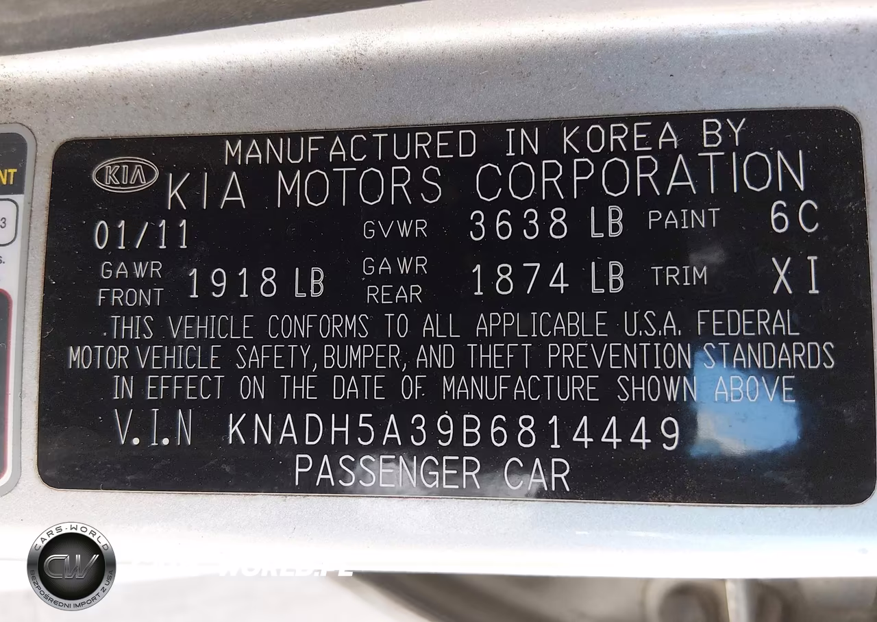 2011 Kia Rio5 Sx VIN:KNADH5A39B6814449 - 9