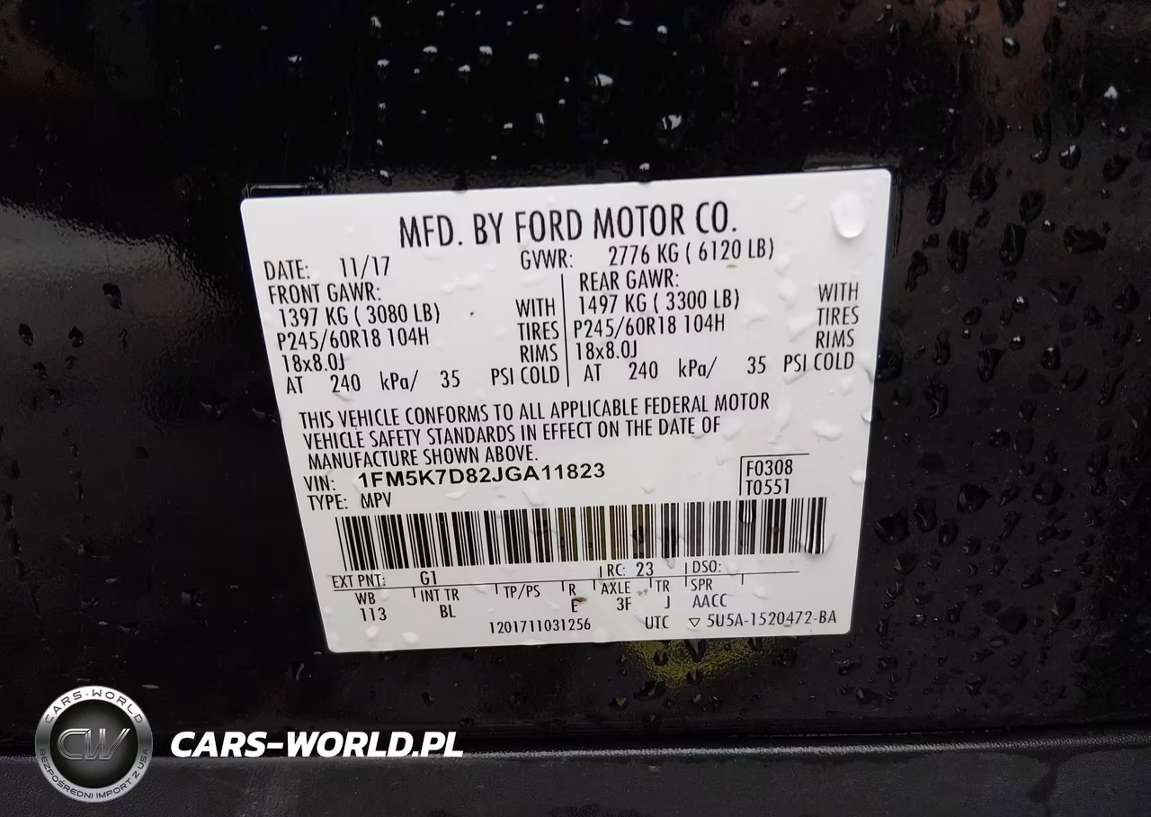 2018 Ford Explorer Xlt VIN:1FM5K7D82JGA11823 - 9