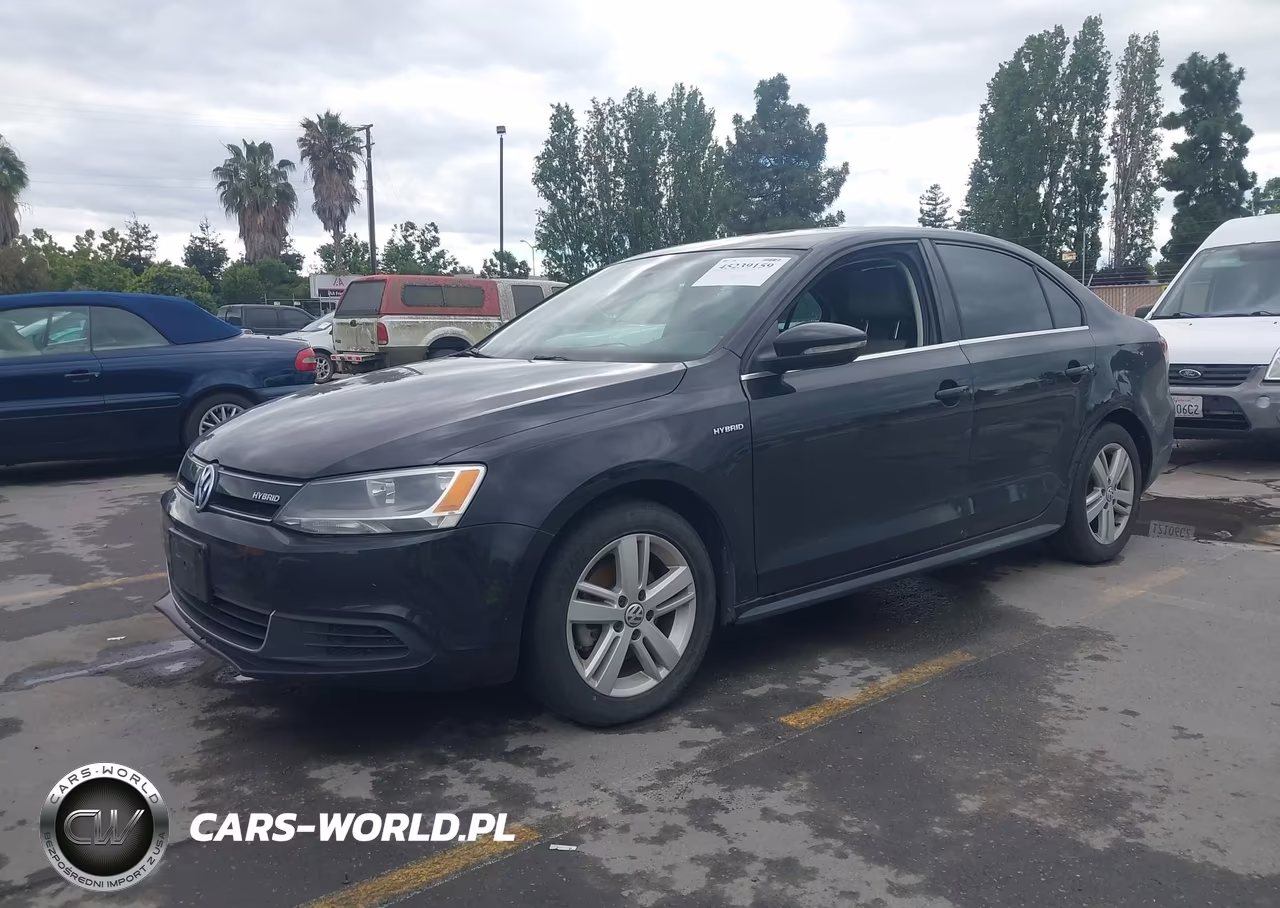 2014 Volkswagen Jetta Hybrid Sel VIN:3VW637AJ6EM284124 - 2
