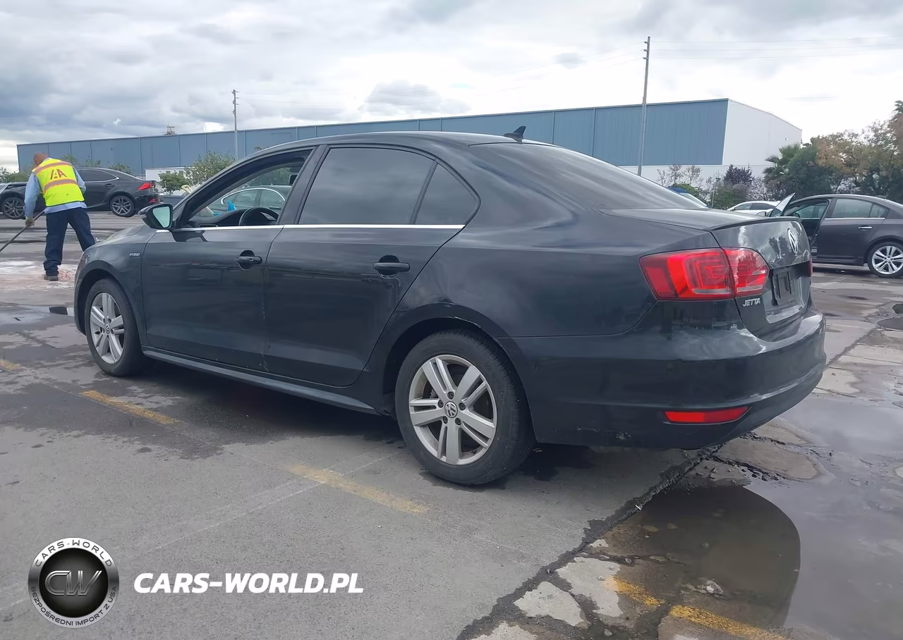 2014 Volkswagen Jetta Hybrid Sel VIN:3VW637AJ6EM284124 - 3