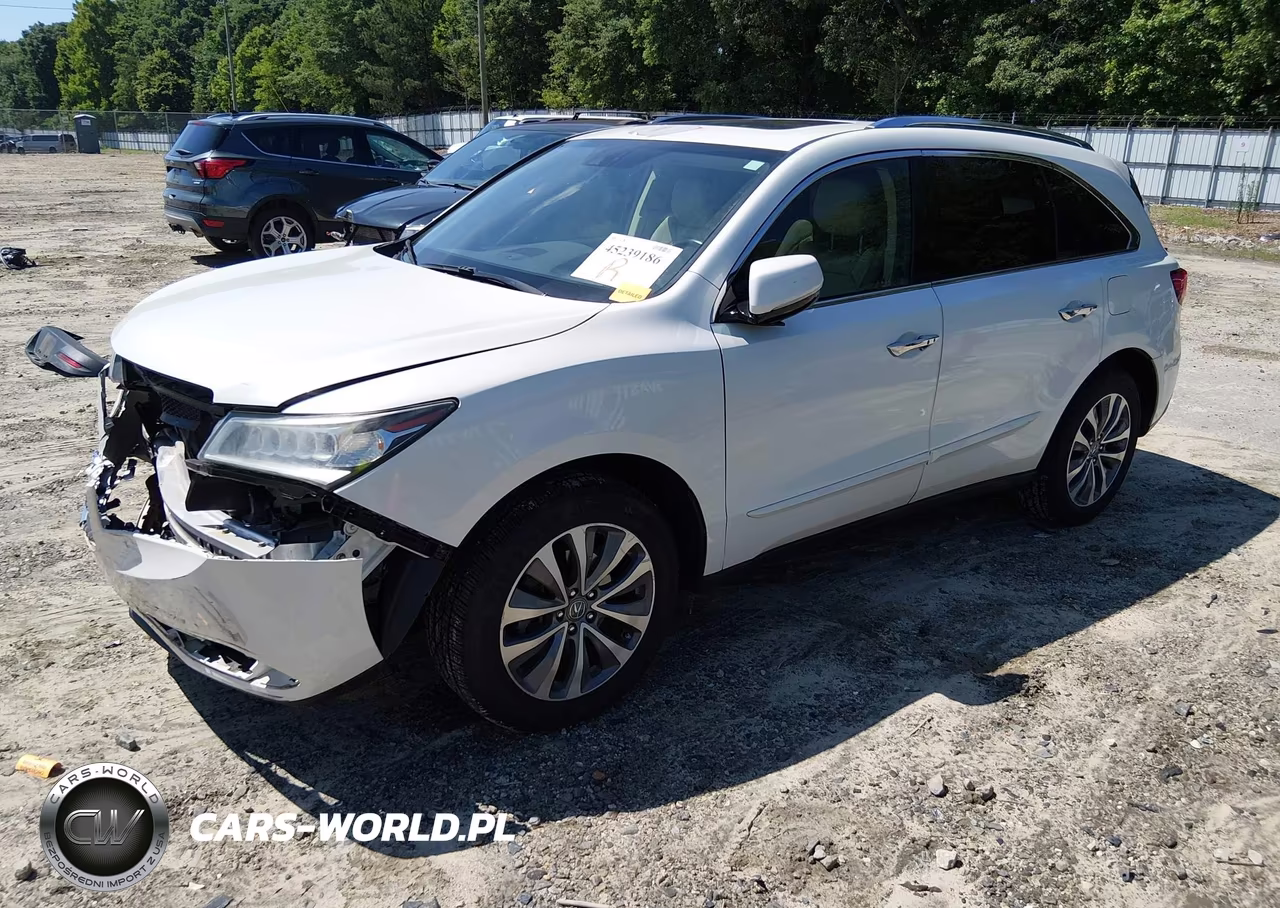 2015 Acura Mdx Technology Package VIN:5FRYD4H49FB022335 - 2