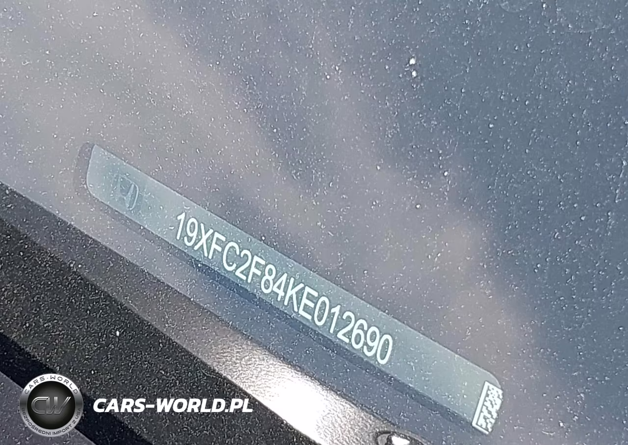 2019 Honda Civic Sport VIN:19XFC2F84KE012690 - 17