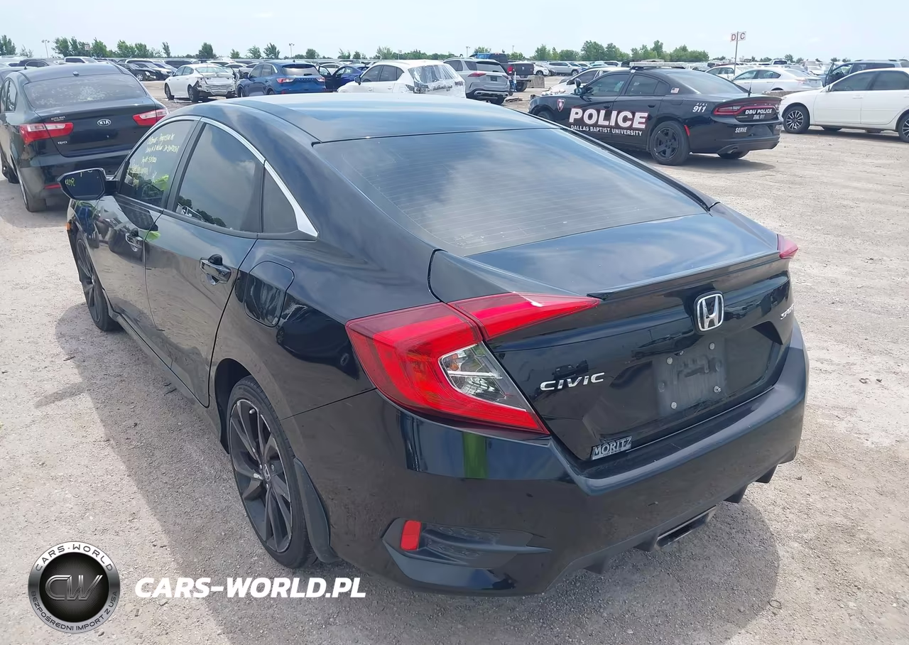 2019 Honda Civic Sport VIN:19XFC2F84KE012690 - 3