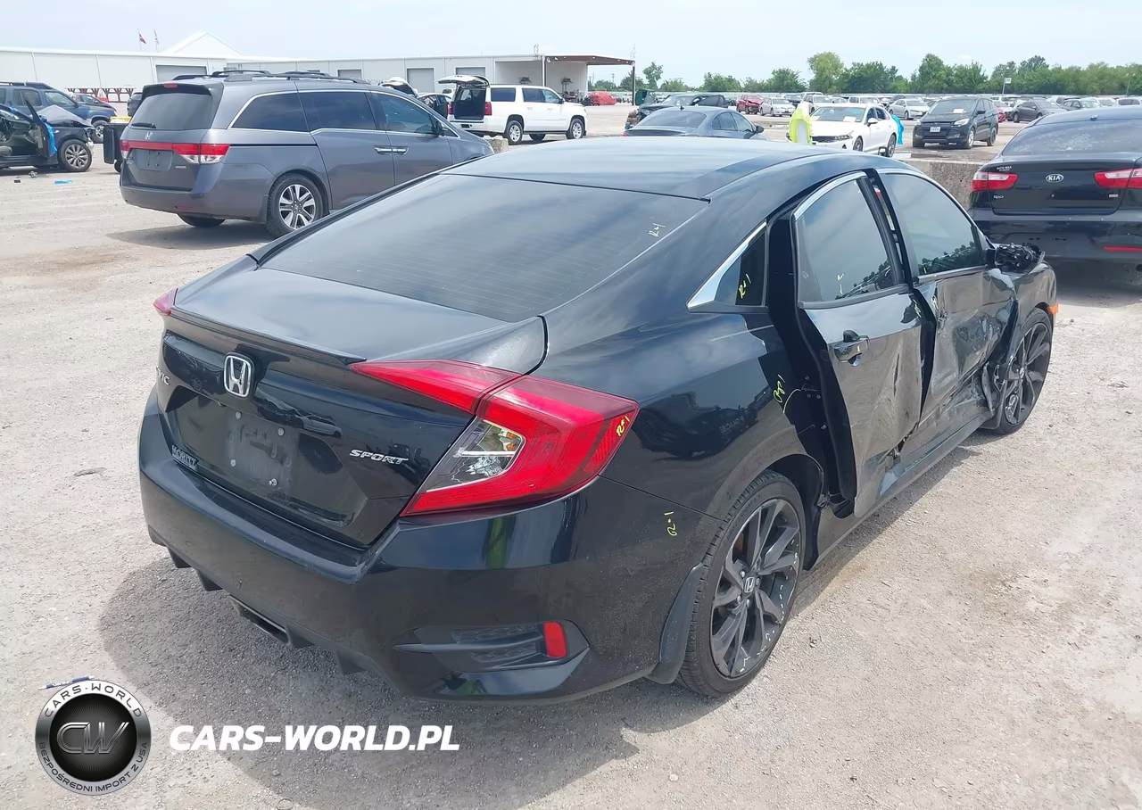 2019 Honda Civic Sport VIN:19XFC2F84KE012690 - 4
