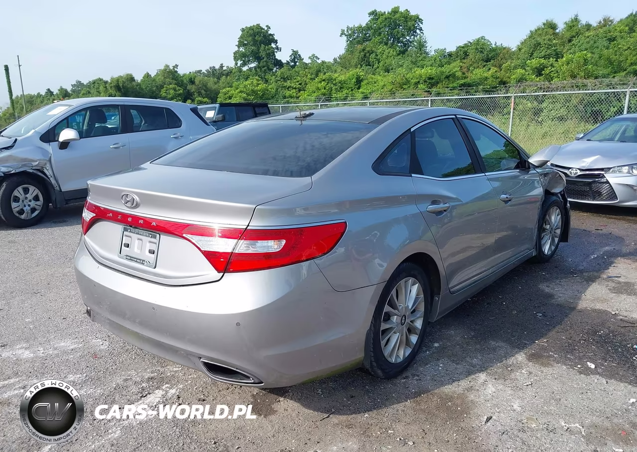 2012 Hyundai Azera VIN:KMHFH4JG9CA143223 - 4