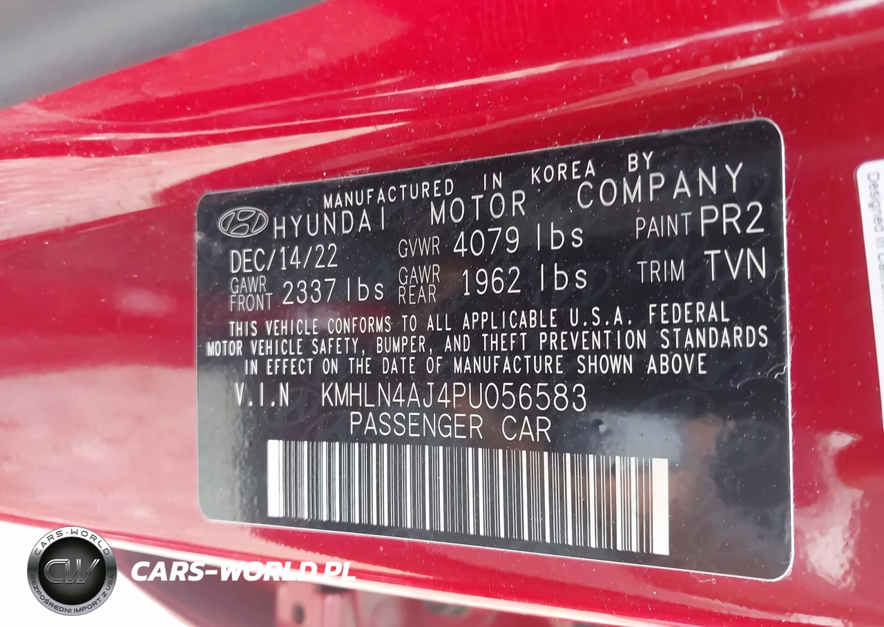 2023 Hyundai Elantra Hybrid Limited VIN:KMHLN4AJ4PU056583 - 9