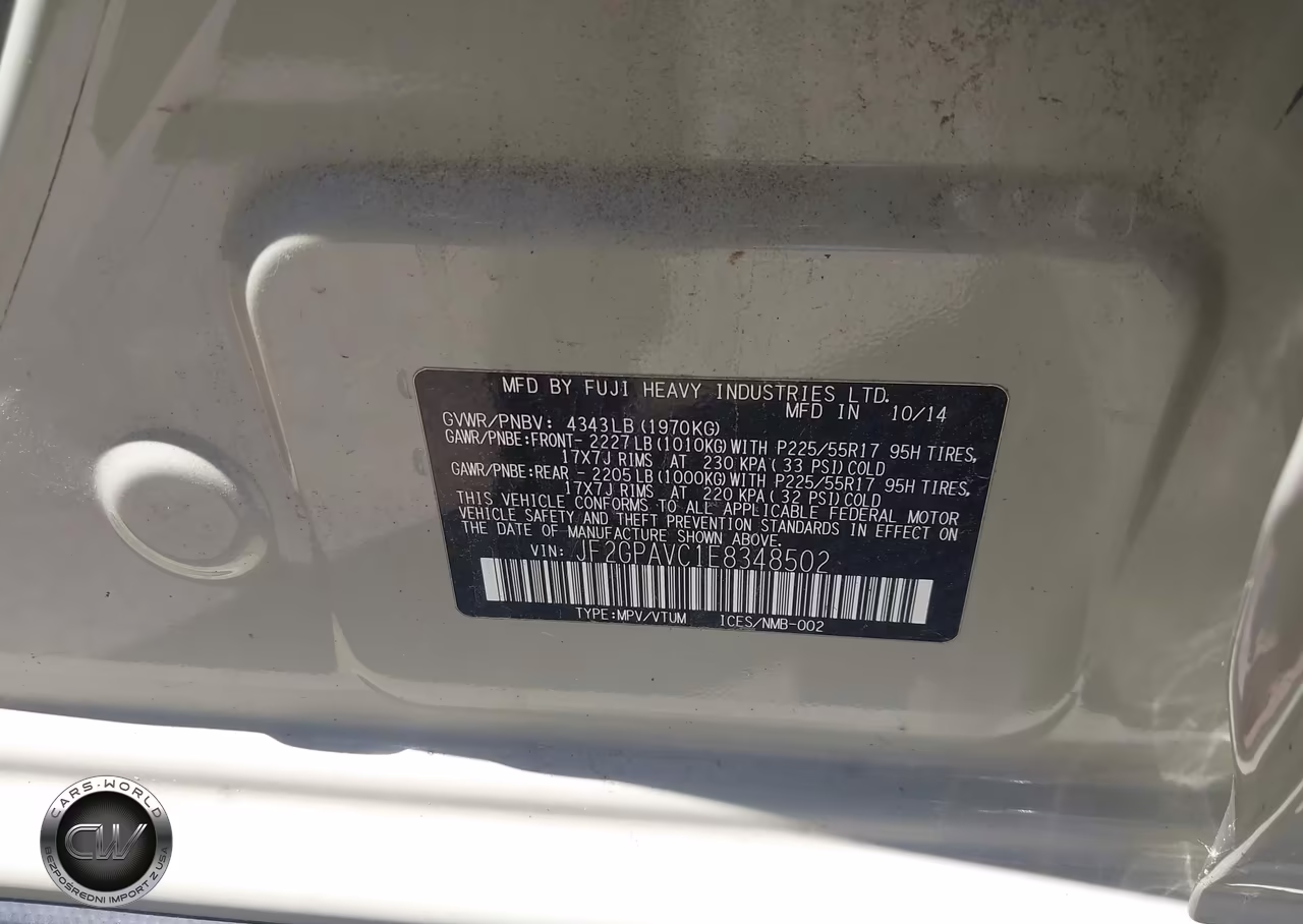 2014 Subaru Xv Crosstrek 2.0I Premium VIN:JF2GPAVC1E8348502 - 9