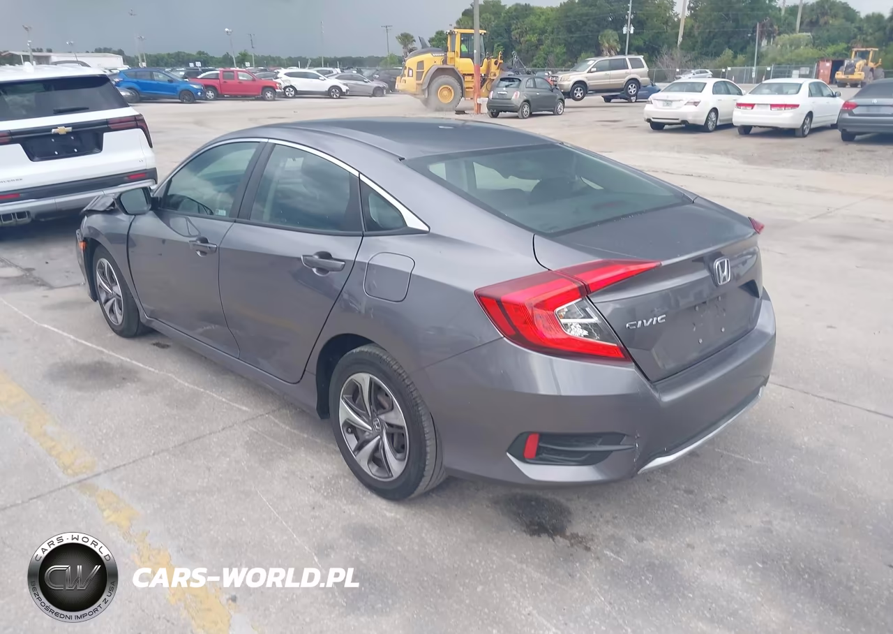 2020 Honda Civic Lx VIN:19XFC2F63LE005584 - 3