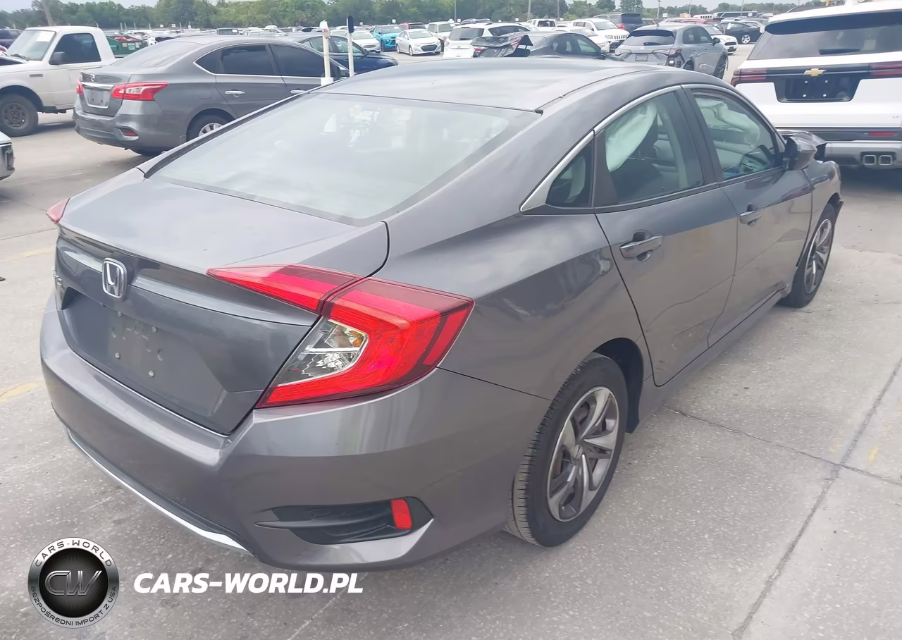 2020 Honda Civic Lx VIN:19XFC2F63LE005584 - 4