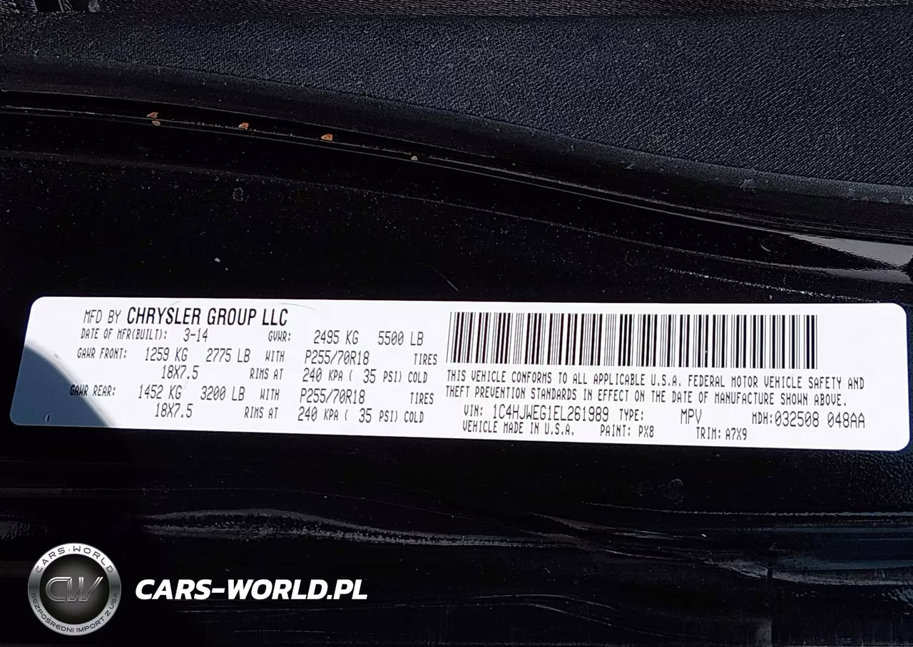 2014 Jeep Wrangler Unlimited Sahara VIN:1C4HJWEG1EL261989 - 9